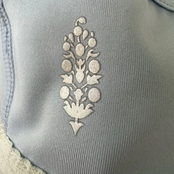 Free People Movement Move Me Yoga Sports Bra Large Blue - Picture 5 of 8